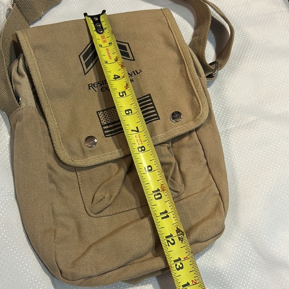 Resident Evil Extinction Army Tote Bag 2007 Movie Promo USA Military Messenger - Picture 7 of 8